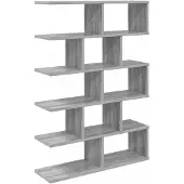 vidaXL Wandplank Grijs Sonoma 70 x 20 x 100 cm Bewerkt hout