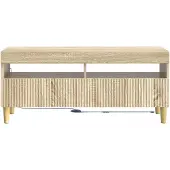 vidaXL LED-TV-kast ARNHEM, 100 x 35 x 43 cm, Sonoma-eik