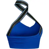 Speedo Damesbikini met halternek en strepen (Blauw)