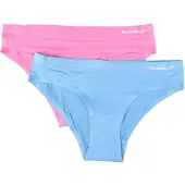 Reebok Dames/Dames Effen Slipje (Set van 2) (Blauw/roze)
