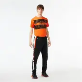 Lacoste Heren Slim Joggers (Zwart/Wit)