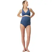 Speedo Dames/Dames Mathi Wai Zwangerschapsbikiniset met hoge taille (Blauw)