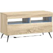 vidaXL LED tv-meubel Sonoma Eiken Bewerkt hout