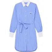 Lacoste Rene-shirtjurk voor dames (Perzisch Blauw)