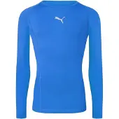 Puma Heren Liga Langsleeve T-Shirt (Elektrisch Blauw)