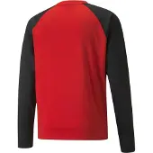 Puma Heren TeamLIGA Langsleeve T-Shirt (Rood/Zwart)