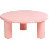 Beliani ITASCA - Salontafel - Roze - ø 80 cm - MDF