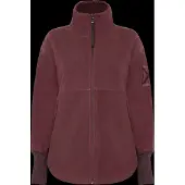 Didriksons Fleece jas 'RONJA' wijnrood