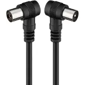 Pro 11525 coax-kabel IEC 1,5 m Zwart