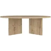 Vente-unique Ronde salontafel - Natuurlijk licht TOPANIA