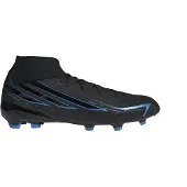 Adidas F50 Hyperfast League Mid Gras Voetbalschoenen (FG) Zwart Zwart Blauw