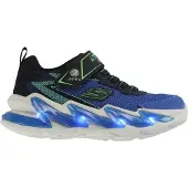 SKECHERS Blinkschuhe - Light-Surge - Schwarz/Blau/Limette - - 30 - Blinkschuhe