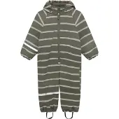 CeLaVi Regenpak m. Fleece - PU - Glühbasilicum m. Strepen - - 80 - Regenpakken