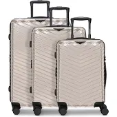 Redolz Essentials 18 2.0 4 wielen Kofferset 3-delig met uitbreidingsplooi beige
