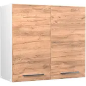Vicco Hangkast Fame-Line, Goudkleurig Eiken/Wit, 80 cm