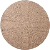 vidaXL Jute Placemat 6 st Naturel 100% Tossa Jute