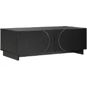 vidaXL Salontafel, zwart, 102 x 50,5 x 35 cm, houtvezel