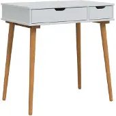vidaXL Schminktafel FAUSKE, wit, 76 x 50 x 78 cm