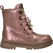 Shoesme suède enkelboots met profielzool - roze metallic Meisjes Imitatieleer - maat 27
