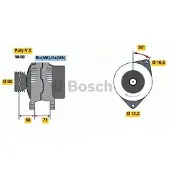 Bosch 0 986 040 651 Dynamo / Alternator