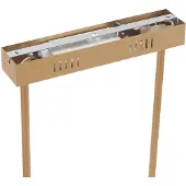 QAZQA Moderne hanglamp goud incl. LED 3-staps dimbaar 3-lichts - Vivé