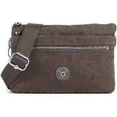 Kipling Schoudertas 'Riri Leo' donkerbruin