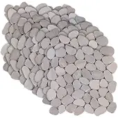 vidaXL Kiezeltegels Taupe 30 x 30 cm Rivier Kiezel