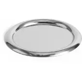 HAY Essential Steel Essential Steel Round Dish Small Stainless steel