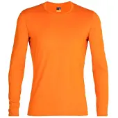 Icebreaker - 200 Oasis L/S Crewe - Merino-ondergoed L, oranje