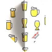 Bull's Beer Cartoons NO2 - Dart Flights