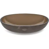 Luca Opzetwastafel vetro ovaal 49x36x12.5 glas