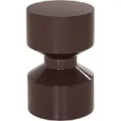 Woood Hidde Bijzettafel - Metaal - Donkerbruin - 47x30x30