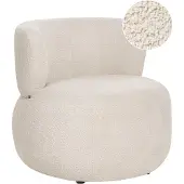 Beliani VOLDA - Fauteuil - Lichtbeige - Chenille