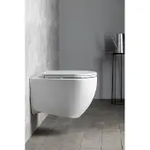 Isvea Infinity hangend toilet randloos 36,5x53cm wit