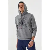 Tommy Life Heren Hoodie met camouflageprint