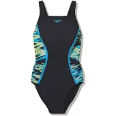 Speedo Hyperboom Splice Muscleback Swimsuit Zwart 34 Vrouw