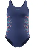 Speedo Placement EnduraFlex badpak - blauw Sportbadpak Meisjes Nylon - maat 164