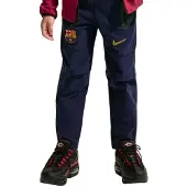 Nike FC Barcelona Tech Woven Trainingsbroek 2026-2027 Kids Donkerblauw Geel