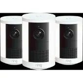 Ring Spotlight Camera 2e Generatie Stekker Wit 3-Pack