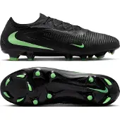 Nike Phantom 6 Low Pro Gras Voetbalschoenen (FG) Zwart Felgroen