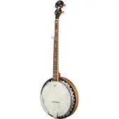 SX BJ565 5-String Bluegrass Banjo met denim gigbag
