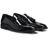 BOSS Loafers met kwastje van lakimitatieleer