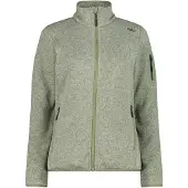 CMP - Women's Jacket Jacquard Knitted - Fleecevest 34, olijfgroen