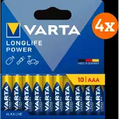 Varta Longlife Power AAA Pack 40 stuks