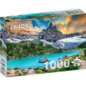 Enjoy Puzzle Sorapis Lake Dolomites - Italy Puzzel (1000 stukjes)