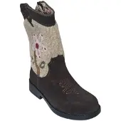 Shoesme Western Laarzen Lange Laarzen - donkerbruin - Maat 34