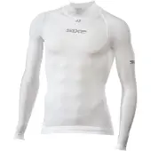 SIXS TS3L BT, functioneel shirt met lange mouwen, unisex ,Wit ,3XL/4XL