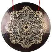 Sela Wind Gong 28" Flower Mandala