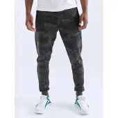 Tommy Life Heren Camouflage Slim Fit Trainingsbroek