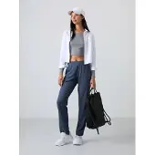 Tommy Life Dames Rechtaf Fleece Trainingsbroek